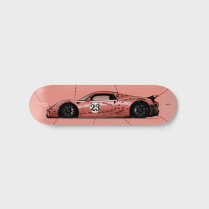Porsche 918 Pink Pig Skateboard Deck