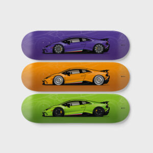 Lamborghini Huracan Performante 3-Pack Skateboard Deck