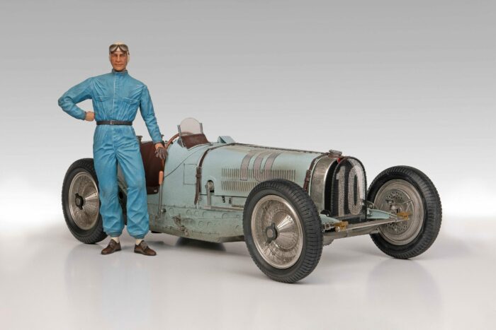 Bugatti Type 59 - 1935 Belgian GP - Jean-Pierre Wimille Figure Edition Car  Model - Shop