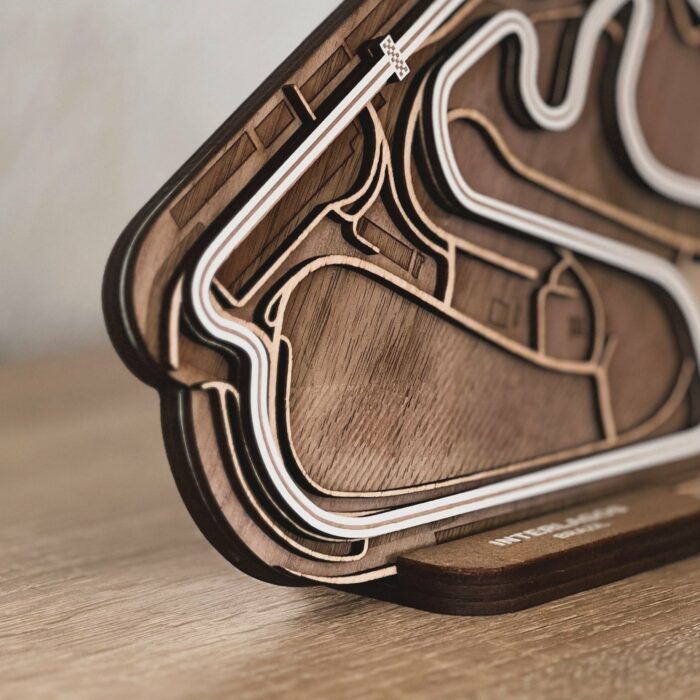 thumbnail image 2 of 8-Piece Wooden Race Track Set - Interactive Car Game For Kids 2 of 12