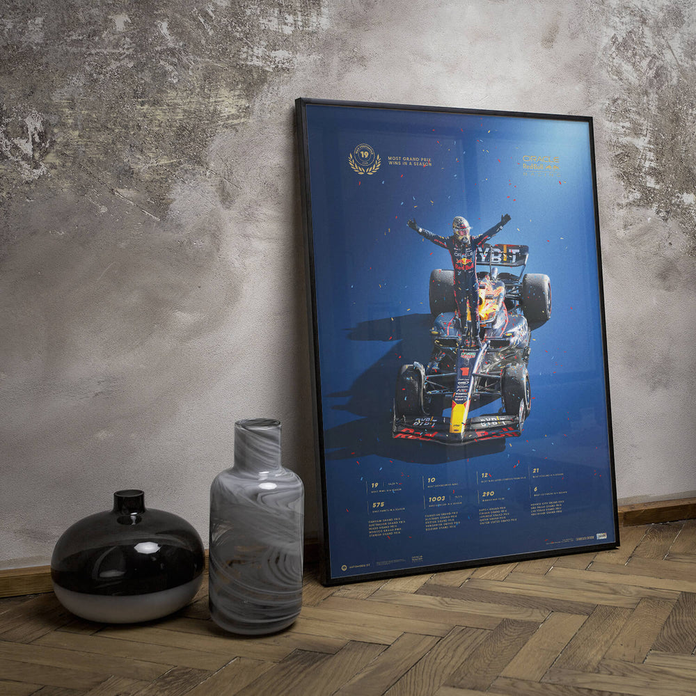 Oracle Red Bull Racing - Max Verstappen - Record-breaking Season - 2023 Print