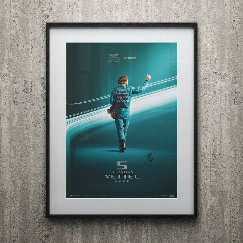 Signed by Sebastian Vettel - Aston Martin Aramco Cognizant Formula