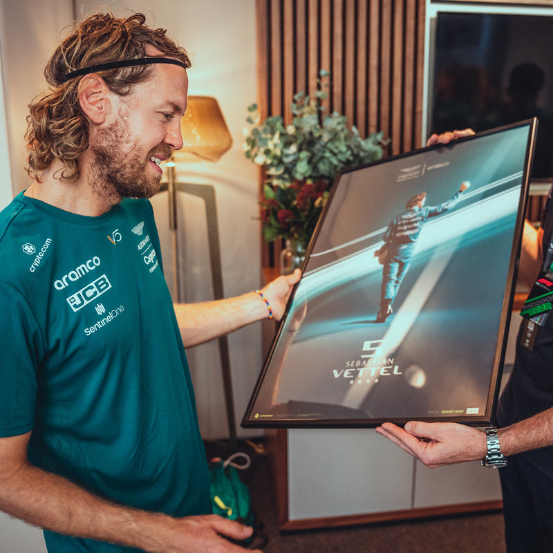 Signed by Sebastian Vettel - Aston Martin Aramco Cognizant Formula One™ Team - Final Lap - 2022 | Collector’s Edition Poster